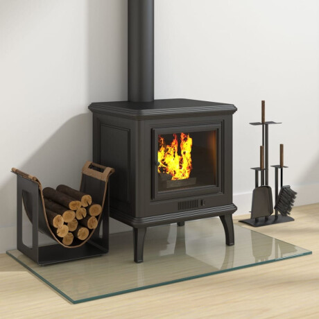 vidaXL Glasplaat openhaard rechthoekig 80x50 cm afbeelding3 - 1