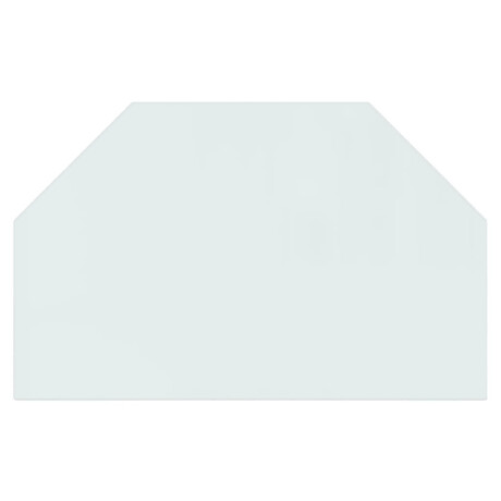 vidaXL Glasplaat openhaard zeshoekig 80x50 cm afbeelding3 - 1