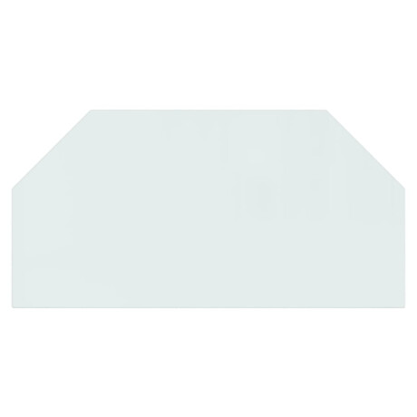 vidaXL Glasplaat openhaard zeshoekig 100x50 cm afbeelding3 - 1