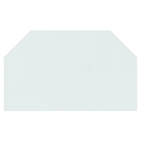 vidaXL Glasplaat openhaard zeshoekig 100x60 cm afbeelding3 - 1