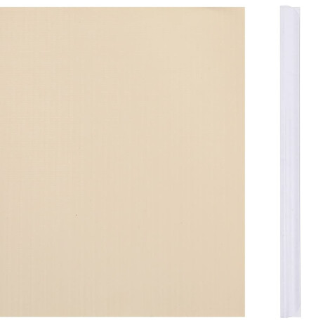vidaXL Tuinschermen 4 st 35x0,19 m PVC crèmekleurig afbeelding3 - 1