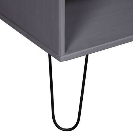 vidaXL Salontafel New York massief grenenhout grijs afbeelding3 - 1