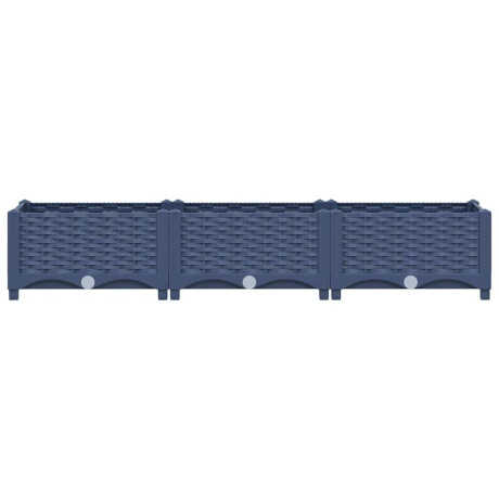 vidaXL Plantenbak verhoogd 120x40x23 cm polypropyleen afbeelding3 - 1