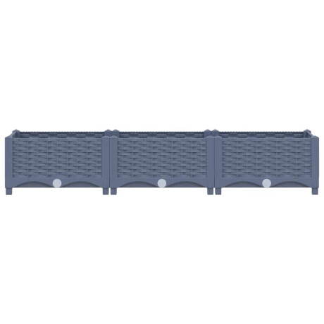 vidaXL Plantenbak verhoogd 120x40x23 cm polypropyleen afbeelding3 - 1