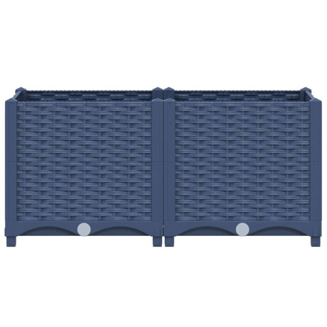 vidaXL Plantenbak verhoogd 80x40x38 cm polypropyleen afbeelding3 - 1