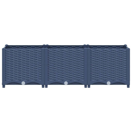 vidaXL Plantenbak verhoogd 120x40x38 cm polypropyleen afbeelding3 - 1