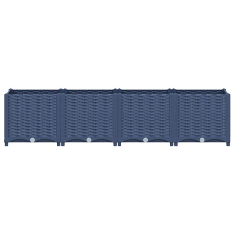 vidaXL Plantenbak verhoogd 160x40x38 cm polypropyleen afbeelding3 - 1