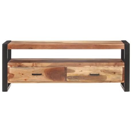 vidaXL Tv-meubel 120x35x45 cm hout met honingkleurige afwerking afbeelding3 - 1