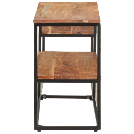 vidaXL Tv-meubel 180x30x50 cm massief acaciahout afbeelding3 - 1