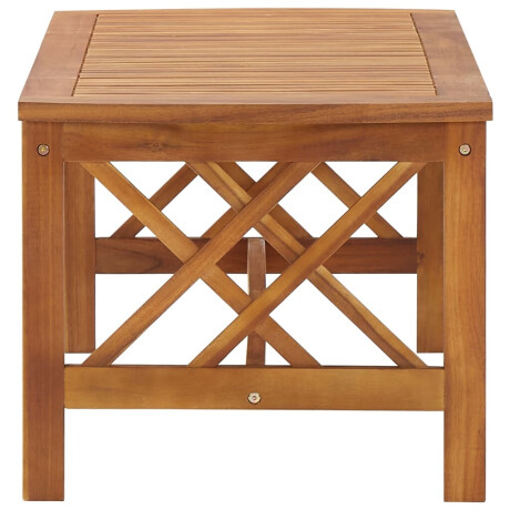 vidaXL Salontafel 102x50x43 cm massief acaciahout afbeelding3 - 1