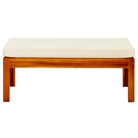 vidaXL Voetenbanken 2 st massief acaciahout afbeelding3 - 1