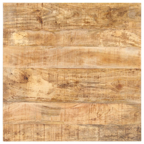 vidaXL Bistrotafel vierkant 70x70x75 cm ruw mangohout afbeelding3 - 1