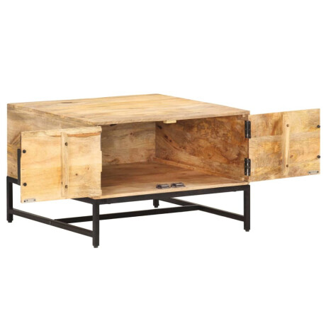 vidaXL Salontafel 67x67x45 cm massief mangohout afbeelding3 - 1