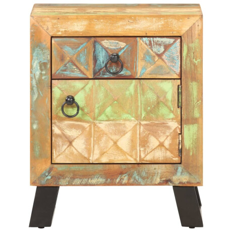 vidaXL Nachtkastje 40x30x50 cm massief gerecycled hout afbeelding3 - 1