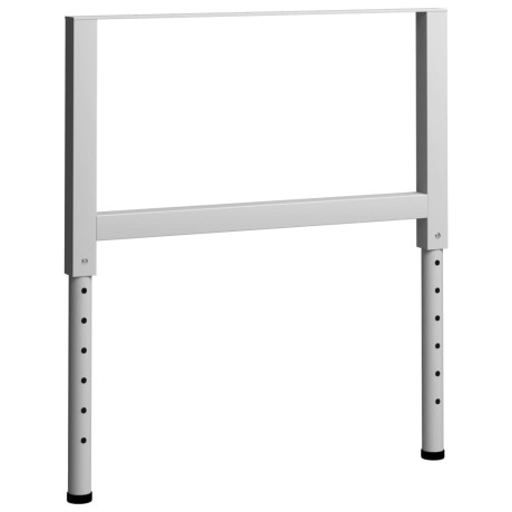 vidaXL Werkbankframes verstelbaar 2 st 85x(69-95,5) cm metaal grijs afbeelding3 - 1