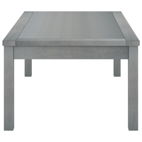 vidaXL Salontafel 100x50x33 cm massief acaciahout grijs afbeelding3 - 1