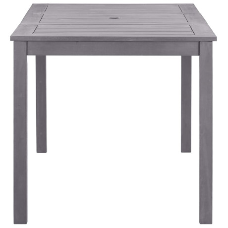 vidaXL Tuintafel 140x80x74 cm massief acaciahout greywash afbeelding3 - 1