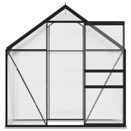 vidaXL Tuinkas 2,47 m³ aluminium antracietkleurig afbeelding3 - 1