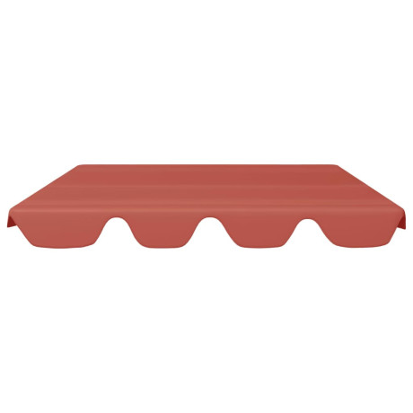 vidaXL Vervangingsluifel voor schommelbank 150/130x105/70cm terracotta afbeelding3 - 1