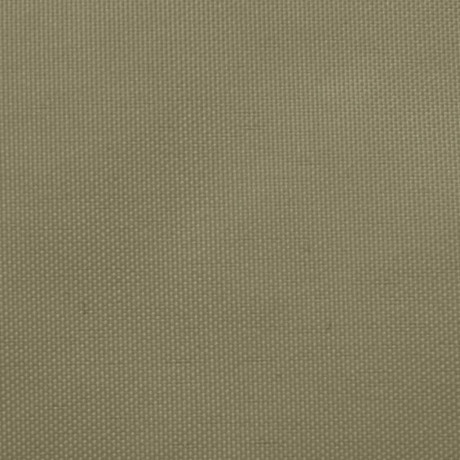 vidaXL Zonnescherm vierkant 5x5 m oxford stof beige afbeelding3 - 1