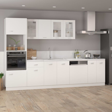 vidaXL Hangkast Lyon 40x31x60 cm bewerkt hout wit afbeelding3 - 1
