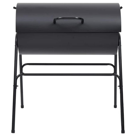 vidaXL Barbecuevat met 2 kookroosters 80x95x90 cm staal zwart afbeelding3 - 1