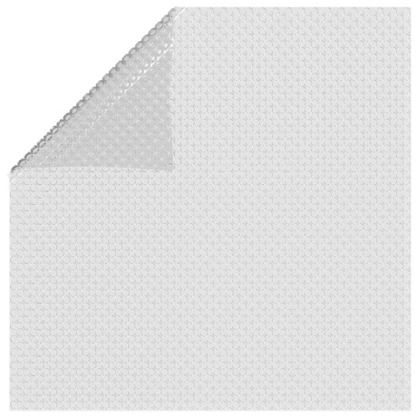vidaXL Zwembadfolie solar drijvend 260x160 cm PE grijs afbeelding3 - 1