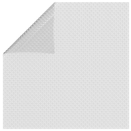 vidaXL Zwembadfolie solar drijvend 549x274 cm PE grijs afbeelding3 - 1