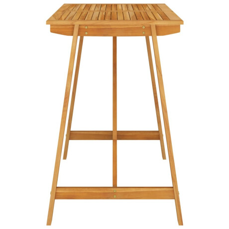 vidaXL Tuinbartafel 140x70x104 cm massief acaciahout afbeelding3 - 1