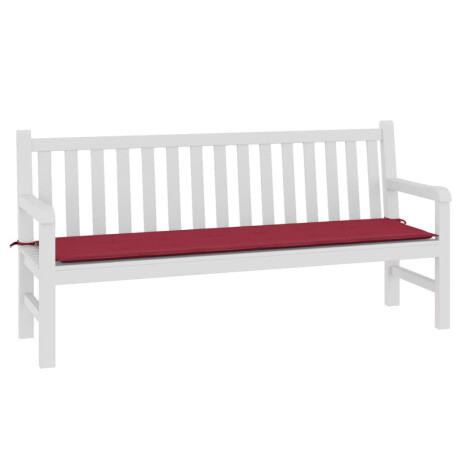 vidaXL Tuinbankkussen 180x50x3 cm oxford stof wijnrood afbeelding3 - 1
