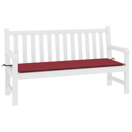 vidaXL Tuinbankkussen 200x50x4 cm oxford stof wijnrood afbeelding3 - 1