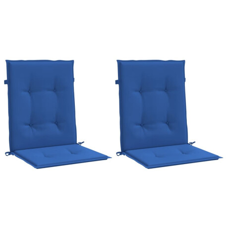 vidaXL Tuinstoelkussens 2 st 100x50x3 cm oxford stof koningsblauw afbeelding3 - 1