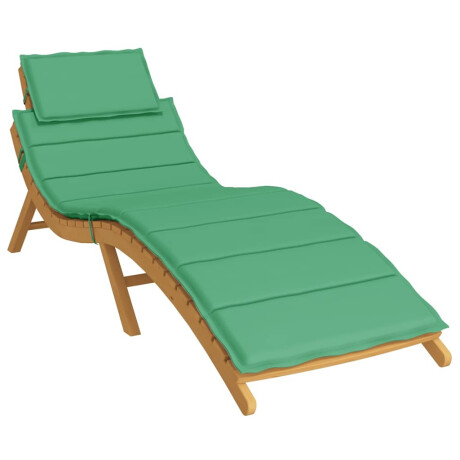 vidaXL Ligbedkussen 186x58x4 cm oxford stof groen afbeelding3 - 1