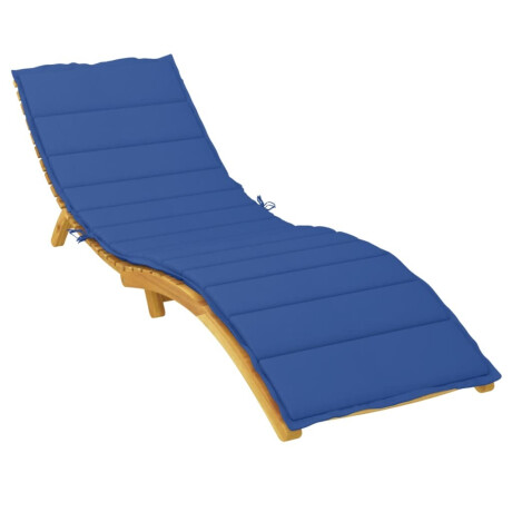 vidaXL Ligbedkussen 200x70x3 cm oxford stof koningsblauw afbeelding3 - 1