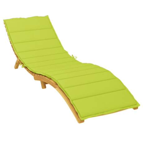 vidaXL Ligbedkussen 200x70x3 cm oxford stof heldergroen afbeelding3 - 1