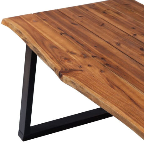 vidaXL Eettafel 170x90x75 cm massief acaciahout afbeelding3 - 1