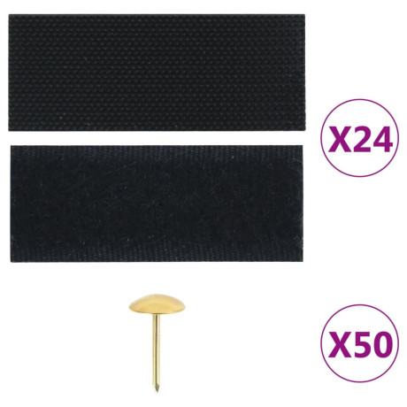 vidaXL Insectendeurgordijnen 2 st magnetisch 220x130 cm zwart afbeelding3 - 1