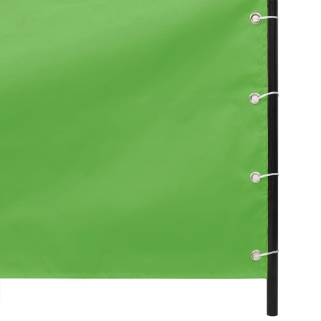 vidaXL Balkonscherm 80x240 cm oxford stof lichtgroen afbeelding3 - 1