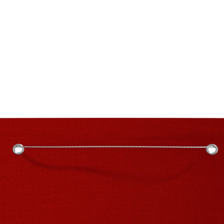 vidaXL Balkonscherm 80x240 cm oxford stof rood afbeelding3 - 1