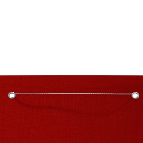 vidaXL Balkonscherm 140x240 cm oxford stof rood afbeelding3 - 1