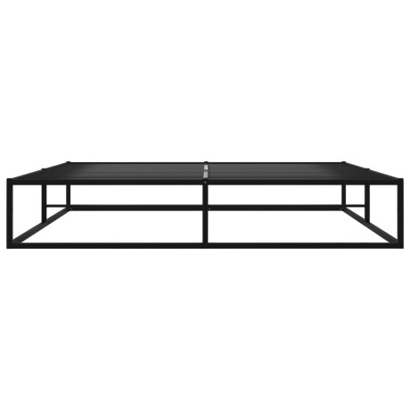 vidaXL Bedframe metaal zwart 140x200 cm afbeelding3 - 1