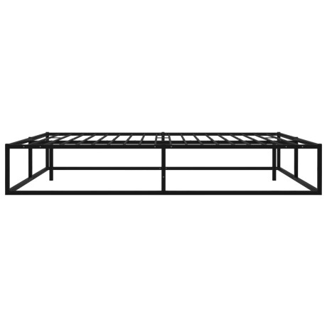 vidaXL Bedframe metaal zwart 160x200 cm afbeelding3 - 1