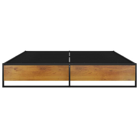 vidaXL Bedframe metaal zwart 160x200 cm afbeelding3 - 1