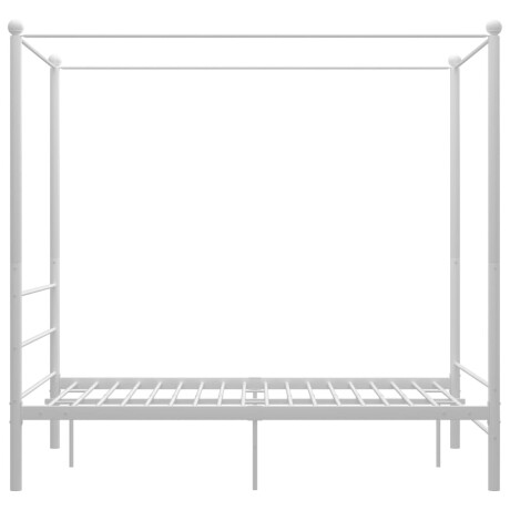 vidaXL Hemelbedframe metaal wit 120x200 cm afbeelding3 - 1
