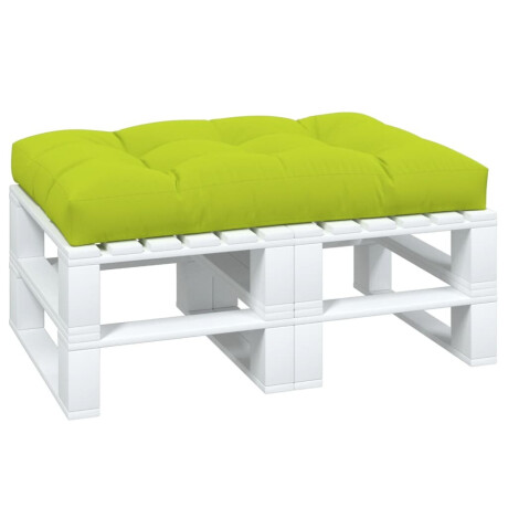vidaXL Palletkussen 120x80x12 cm stof heldergroen afbeelding3 - 1