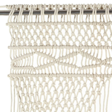 vidaXL Gordijn macramé 140x240 cm katoen afbeelding3 - 1