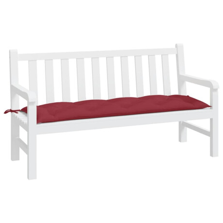 vidaXL Tuinbankkussen 150x50x7 cm oxford stof wijnrood afbeelding3 - 1