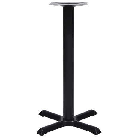 vidaXL Bistrotafelpoot 56x56x72 cm gietijzer zwart afbeelding3 - 1