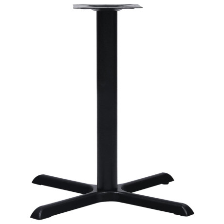 vidaXL Bistrotafelpoot 76x76x72 cm gietijzer zwart afbeelding3 - 1