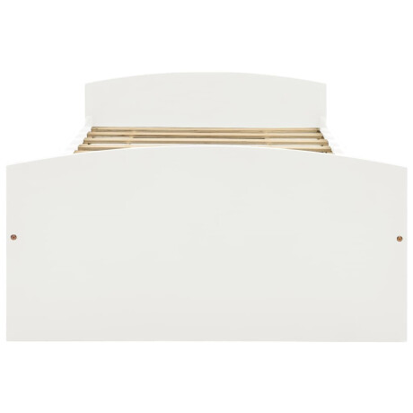 vidaXL Bedframe met 2 lades massief grenenhout wit 90x200 cm afbeelding3 - 1